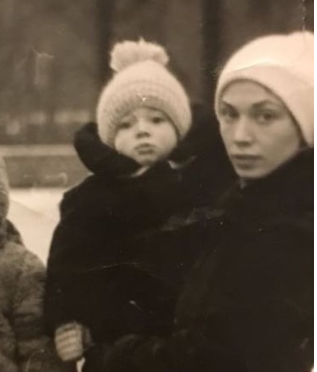 Юная Ирина с сыном Родионом