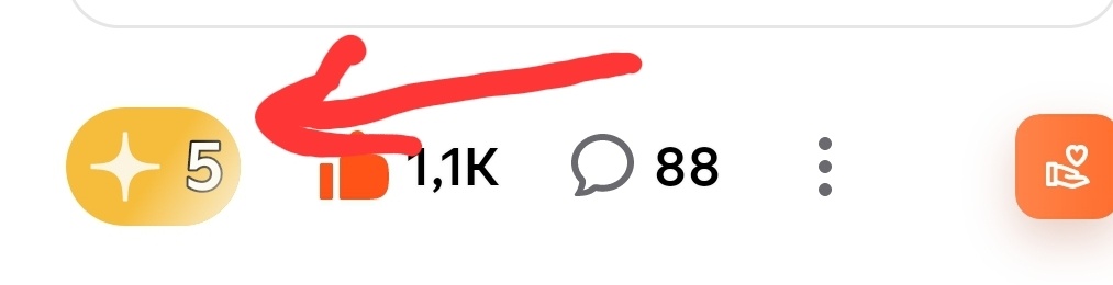 Вот такой желтый значок под публикациями призван теперь решать судьбу статьи