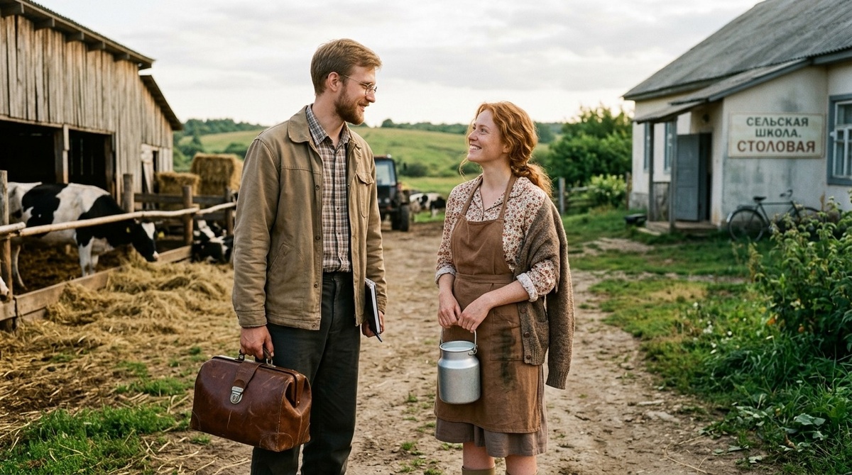 Знакомство с Сергеем на ферме