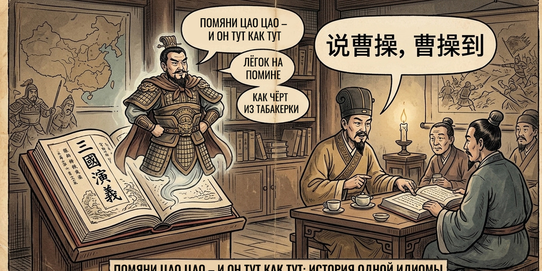 Помяни Цао Цао — и он тут как тут: история одной идиомы
