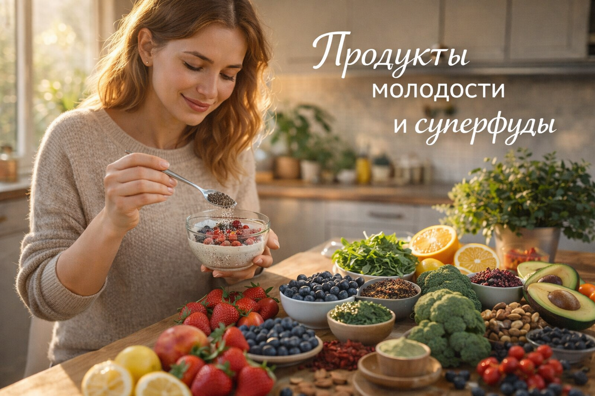 продукты молодости