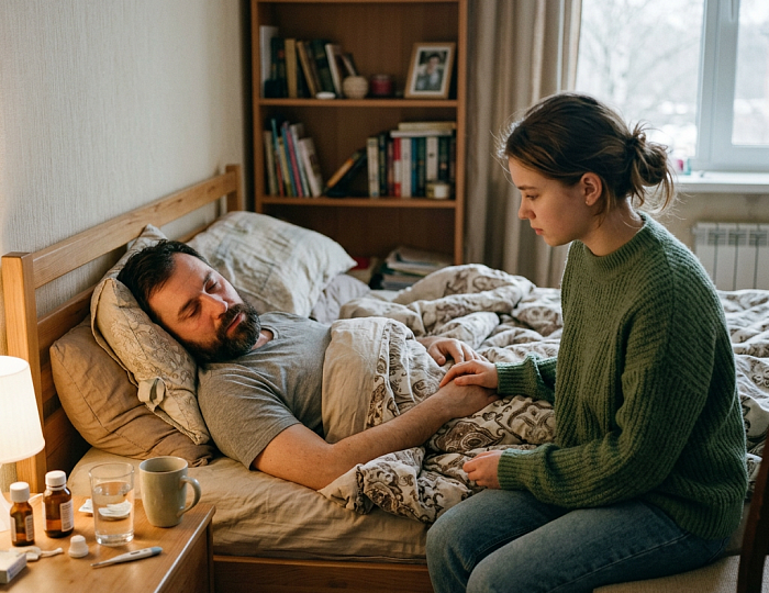 У отца рак, помогаю ему как могу, но долгая разлука с мужем, из-за отъезда к отцу, дается очень тяжело. Как мне быть?