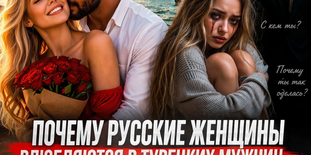 💔 Почему русские женщины влюбляются в турецких мужчин… и потом плачут