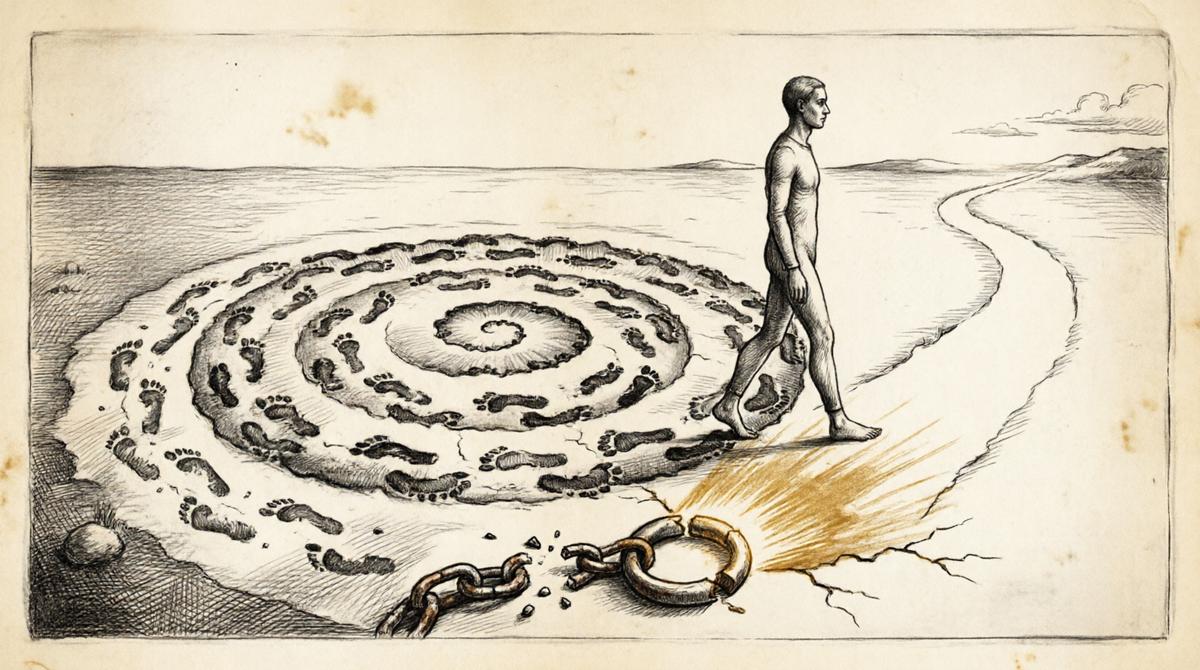 Осознав паттерны своего поведения, мы разрываем замкнутый круг старых реакций