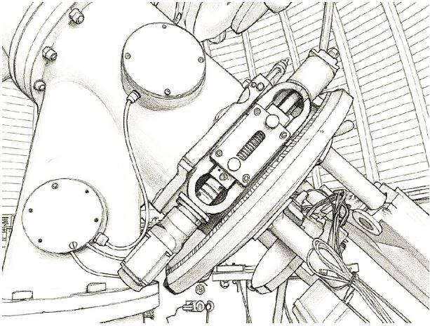 Внешний вид узла привода оси Ra после модернизации