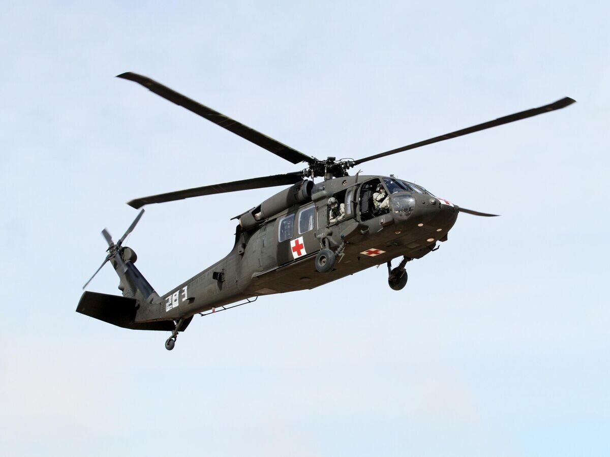    Вертолет HH-60M Black Hawk ВВС США | © Фото : U.S. Army / Pvt. Brandon Bruer