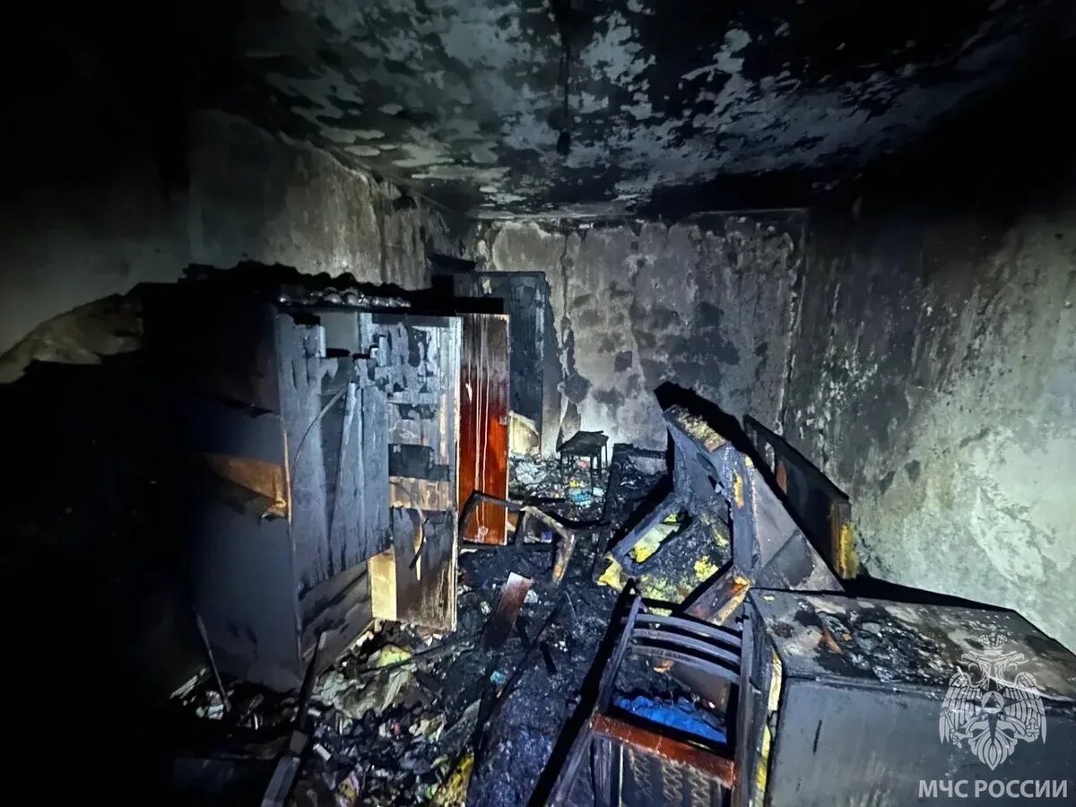    6 человек были спасены на пожаре в Орске, двое из них — дети