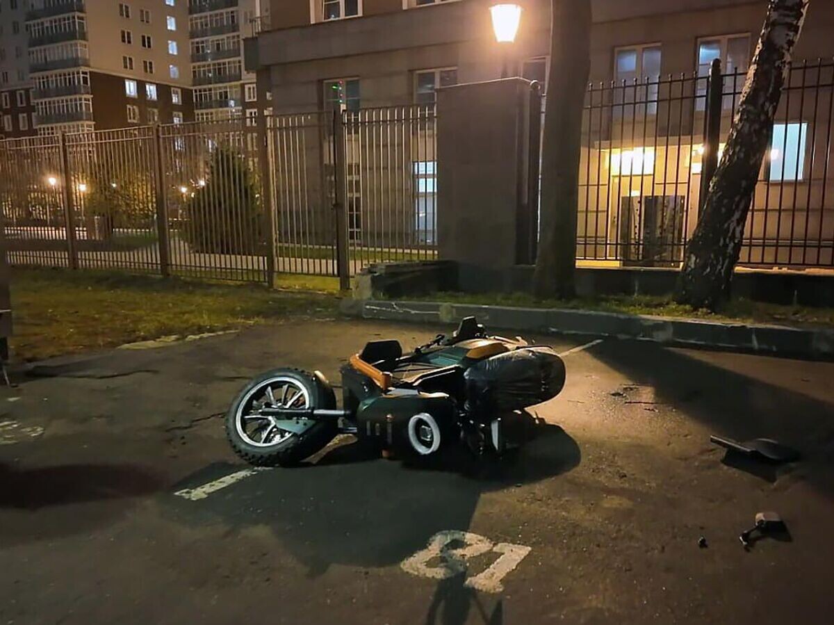    Скутер, в багажник которого заложили бомбу | © Фото : ЦОС ФСБ РФ