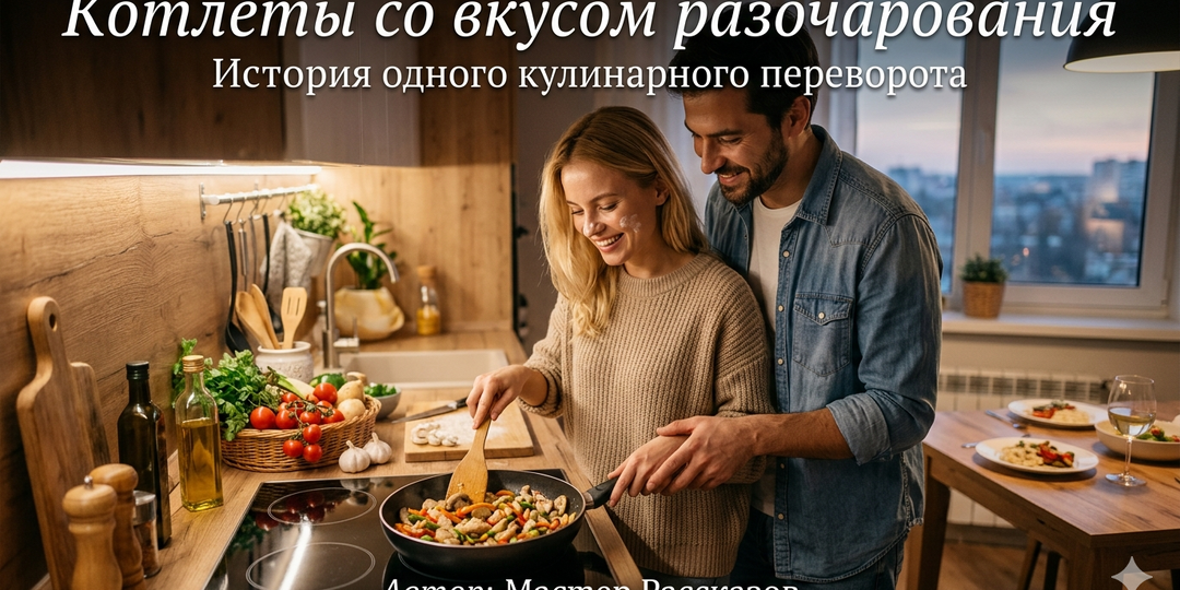 Прощайте, пельмени: как я превратил жену в шеф-повара за три дня без скандалов