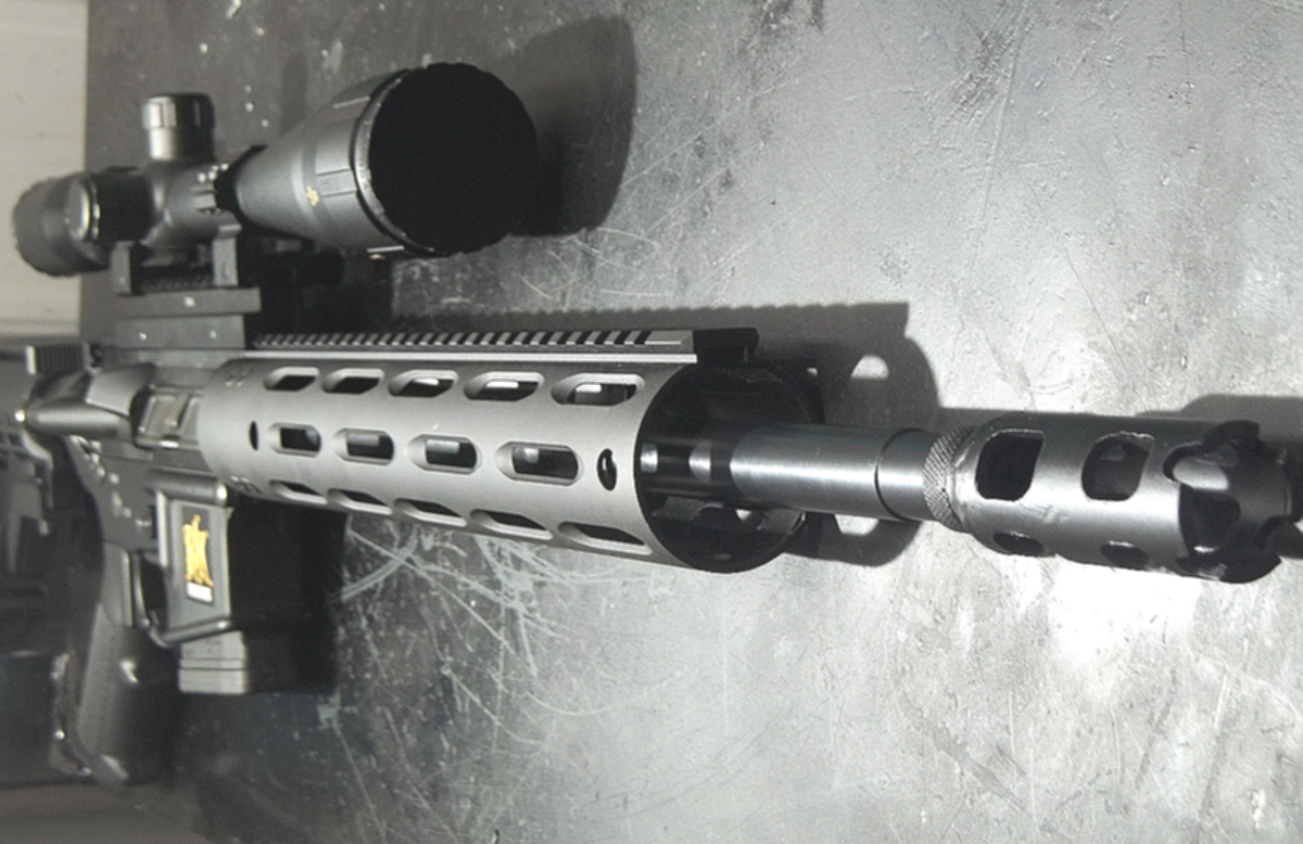 Заказная винтовка на основе AR-15. (Автор фото Monkeybusiness1245 - Own work, CC BY-SA 4.0)