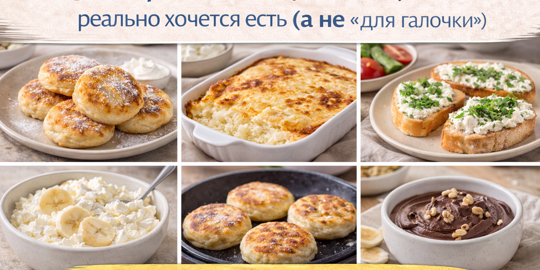 6 завтраков из творога, которые реально хочется есть (а не “для галочки”)