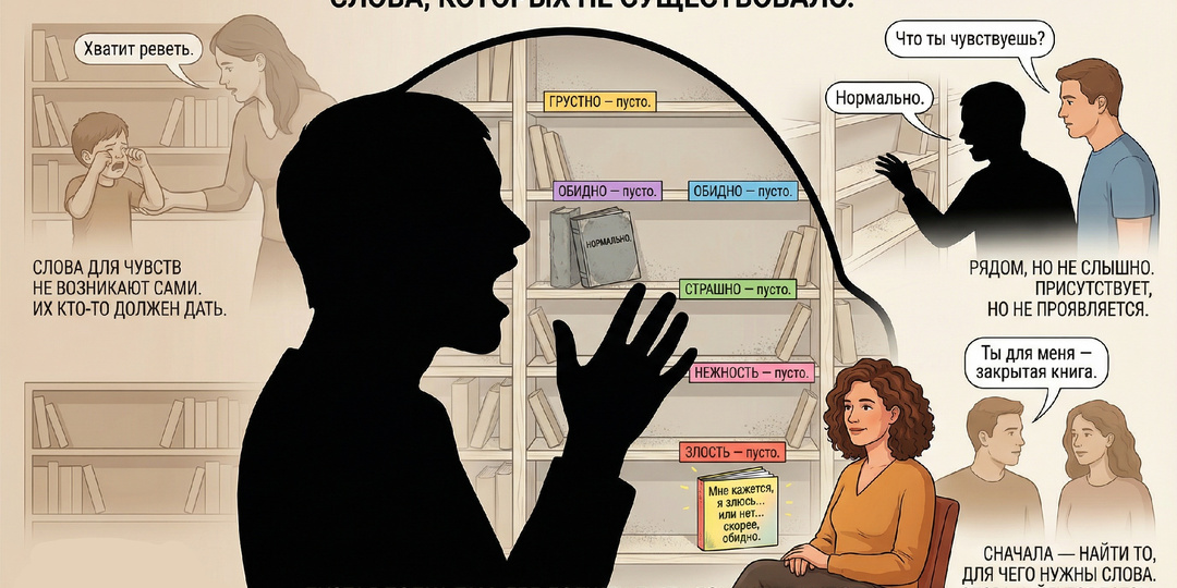 Как говорить о своих чувствах с партнёром, если вас этому не научили в детстве