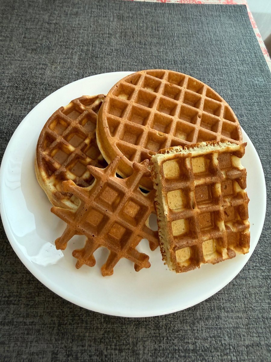 А вы произвольно меняете форму вафель? 