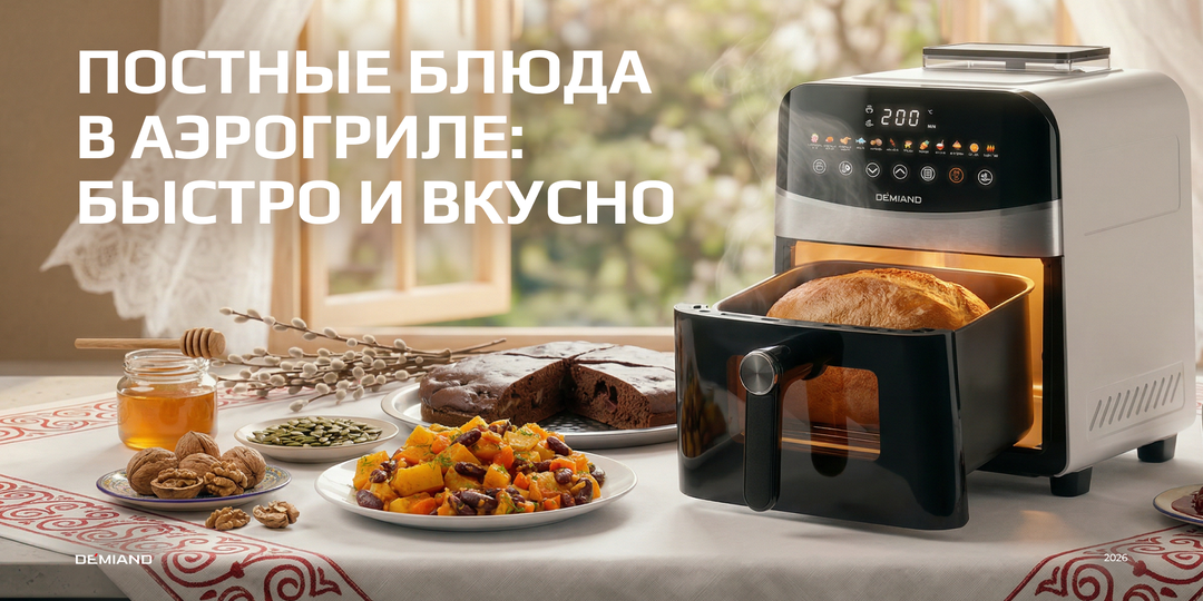 Постные блюда в аэрогриле: быстро и вкусно!