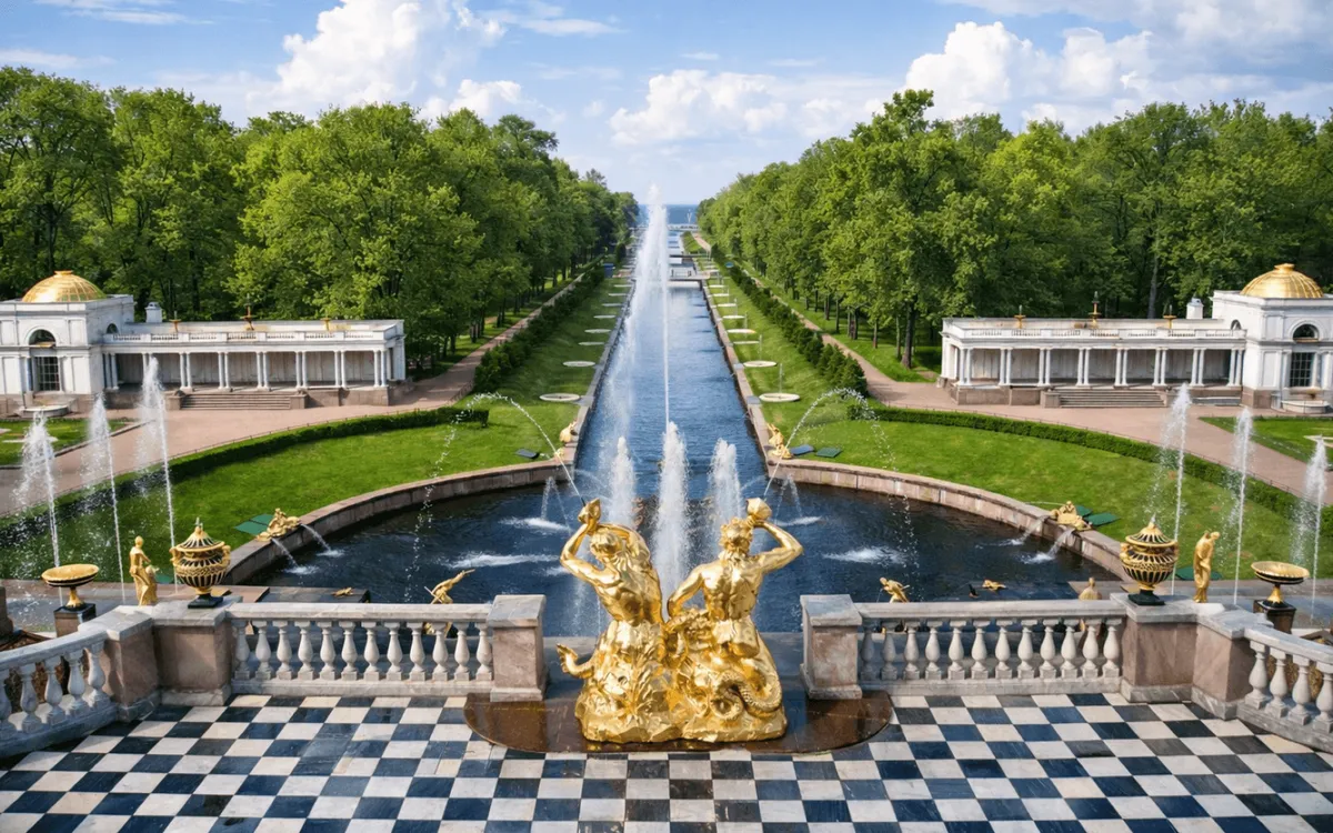 Большой каскад Петергоф