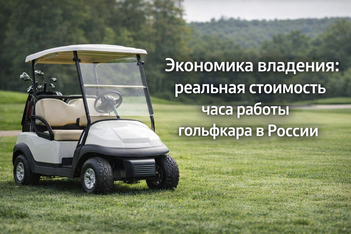 Сколько на самом деле стоит час работы гольфкара в 2026 году. Считаем электричество, резину, амортизацию и неожиданные траты.