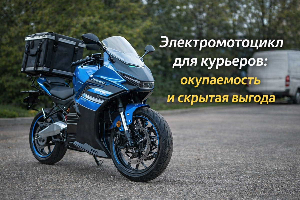 Сколько реально экономит курьер на электромотоцикле в 2026 году. Считаем до копейки и смотрим на скрытые плюсы.