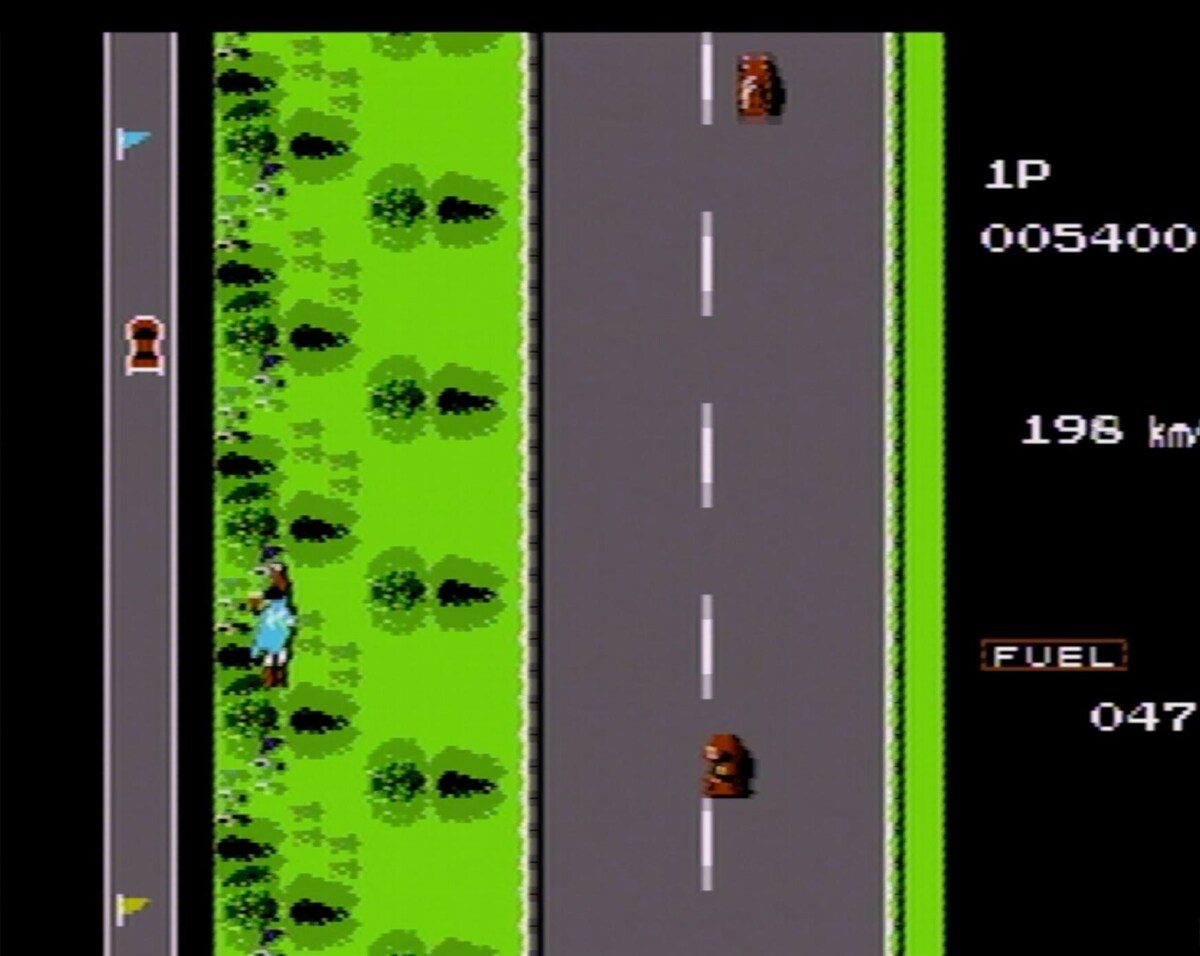 Road Fighter Konami Men