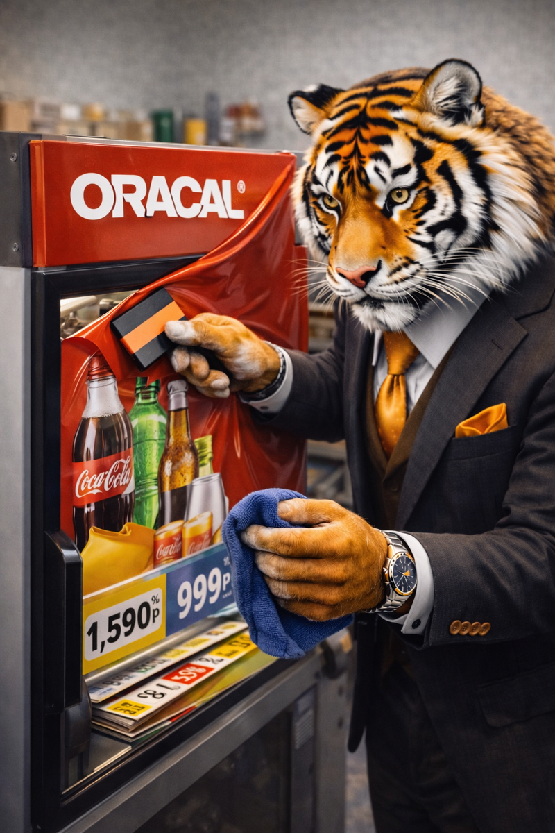 Оклейка холодильников и торговых павильонов в Солнечногорске | Пресс-код