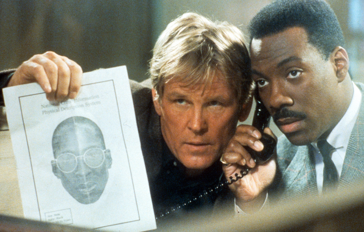    Ник Нолти и Эдди Мерфи на съемках фильма "Другие 48 часов"   Paramount/Getty Images