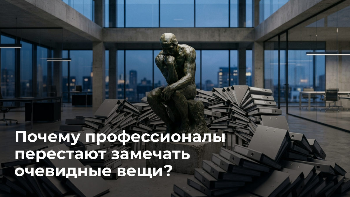 Почему профессионалы перестают замечать очевидные вещи