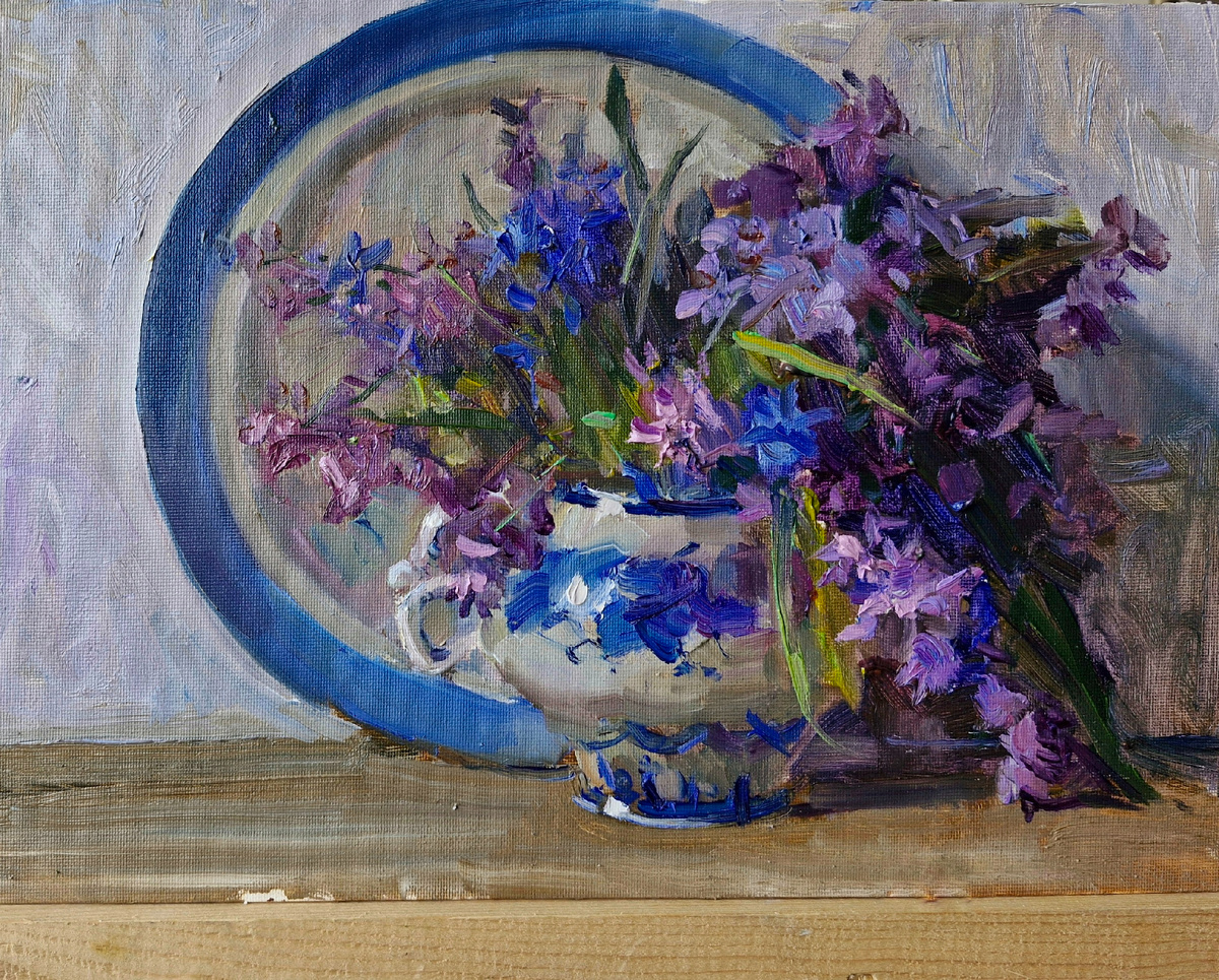 Родионова С. А. МЕдуница и подснежники хкм 25х35.2026