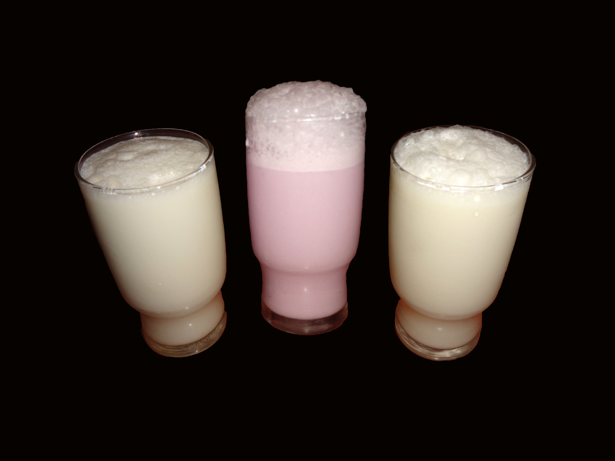 Молочные коктейли. Фото автора