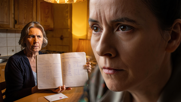 «Марина, ты взяла деньги из конверта?» — спросила свекровь, и невестка достала тетрадку с цифрами, которую вела два месяца