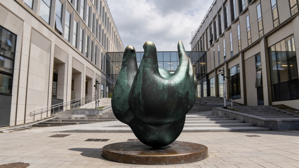   «BMECTE»- Максим Петруль. Визуализация (скульптура «Птицы»)