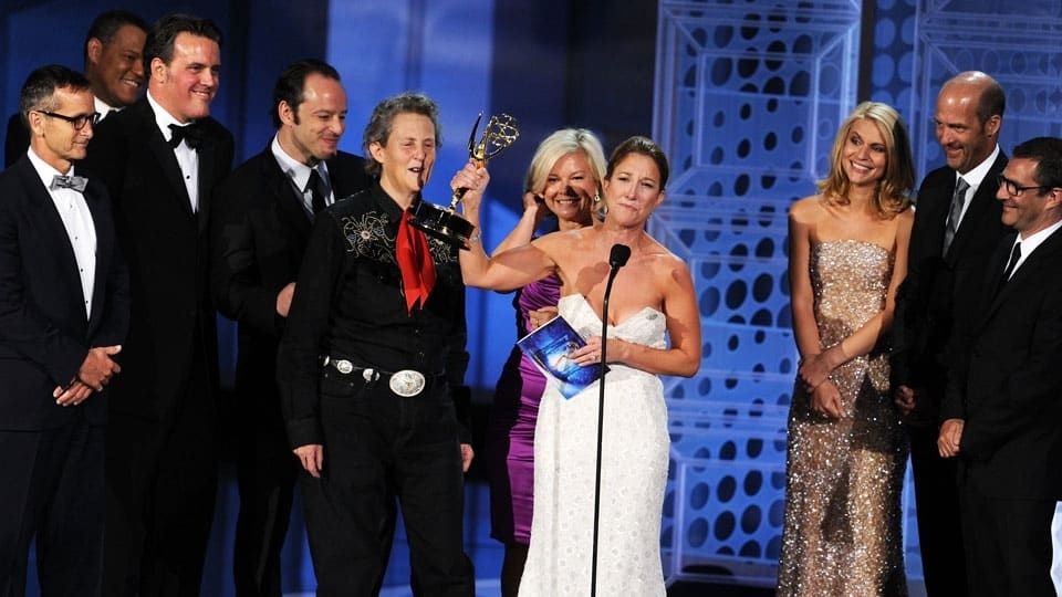 Темпл Грандин на церемонии вручения премии Эмми