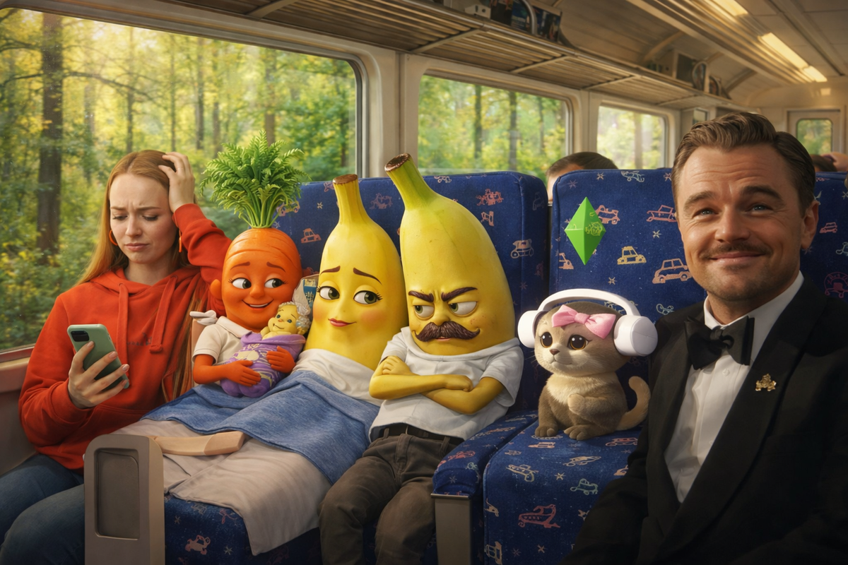    Навстречу теплой погоде мы мчались в очень необычной компании