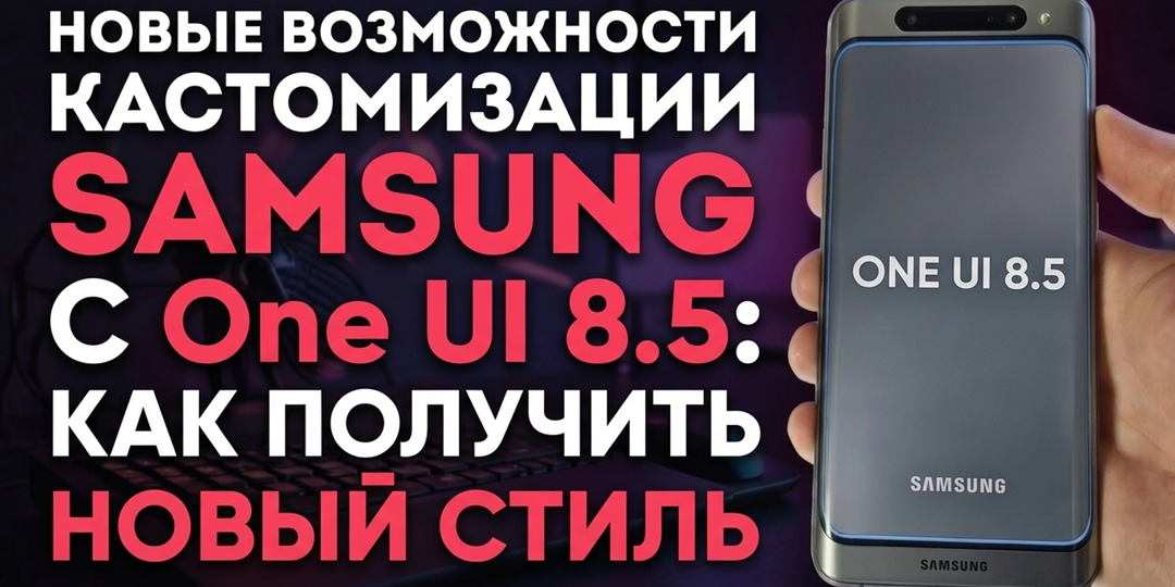 Как получить новый стиль Samsung с One UI 8.5: Новые возможности кастомизации