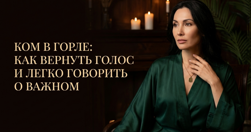 Ком в горле: как вернуть голос и легко говорить о важном