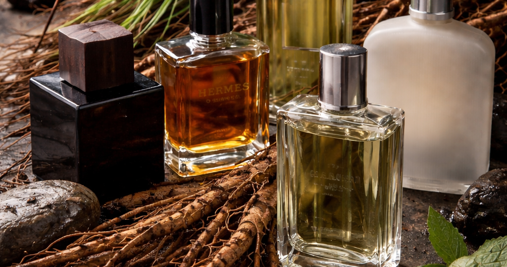 Ветивер: земля, дым и мужская элегантность