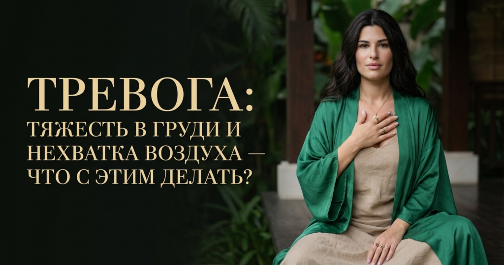 Тревога: тяжесть в груди и нехватка воздуха — что с этим делать?