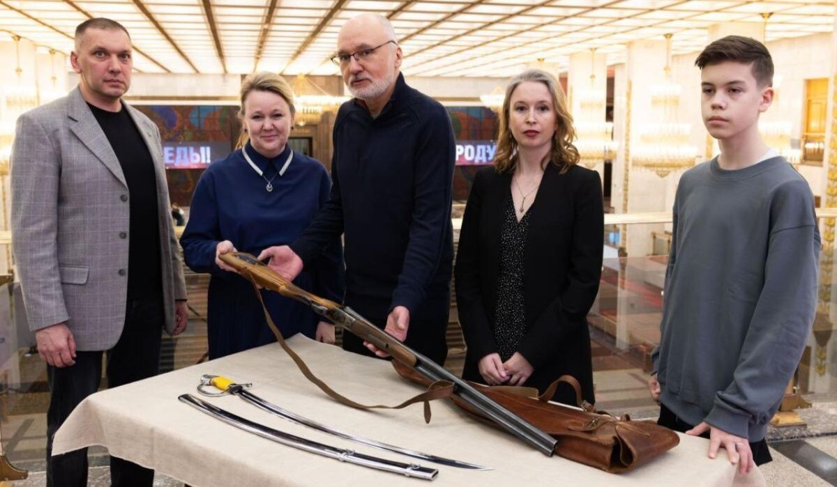     Даритель в Музее Победы. Источник: victorymuseum.ru Автор фото: Пресс-служба Музея Победы