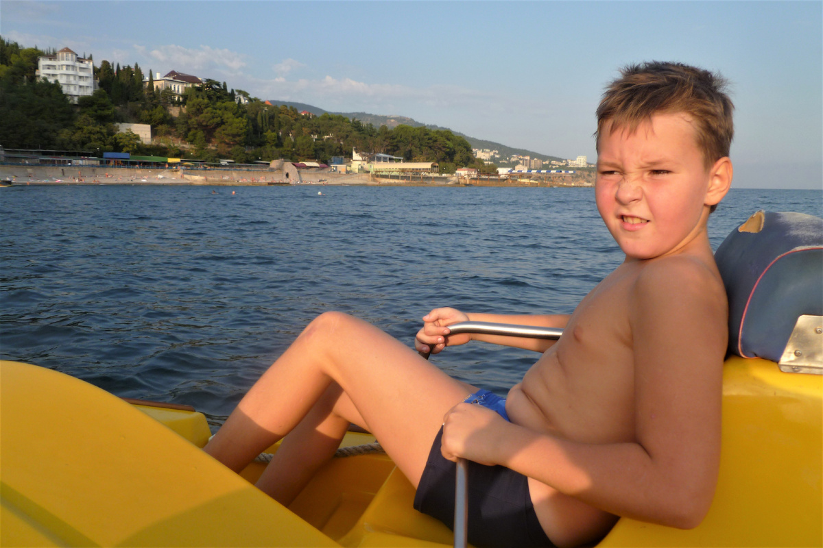 Фото автора. Берег Мисхора вдали