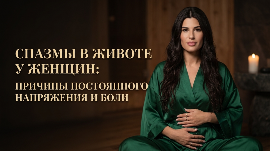    Спазмы в животе у женщин могут быть вызваны различными причинами. Татьяна Костова