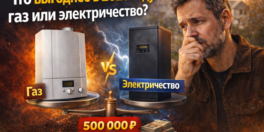 Как не переплатить за отопление в 2026 году: газ против электричества