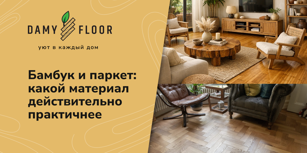 Бамбук и паркет: какой материал действительно практичнее
