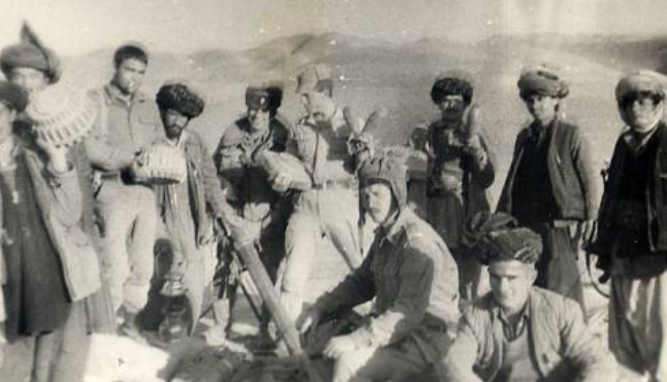 Пограничники Пянджской ДШМГ с "лояльными" афганцами