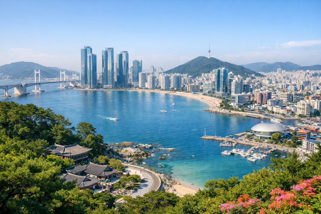    Какие самые живописные районы морского Пусана 2026