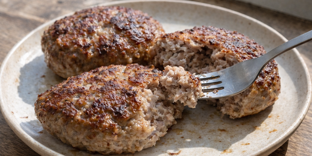 Котлеты получаются жёсткими не из-за мяса. Ошибку я много лет делал ещё на этапе фарша