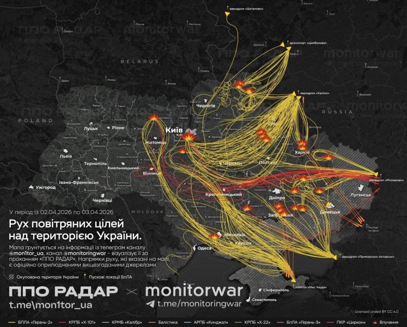    Свыше 30 ракет ударили по Украине. Активизация боевых действий под Херсоном. Зеленский требует THAAD — Горячая сводка 3 апреля 2026 г.