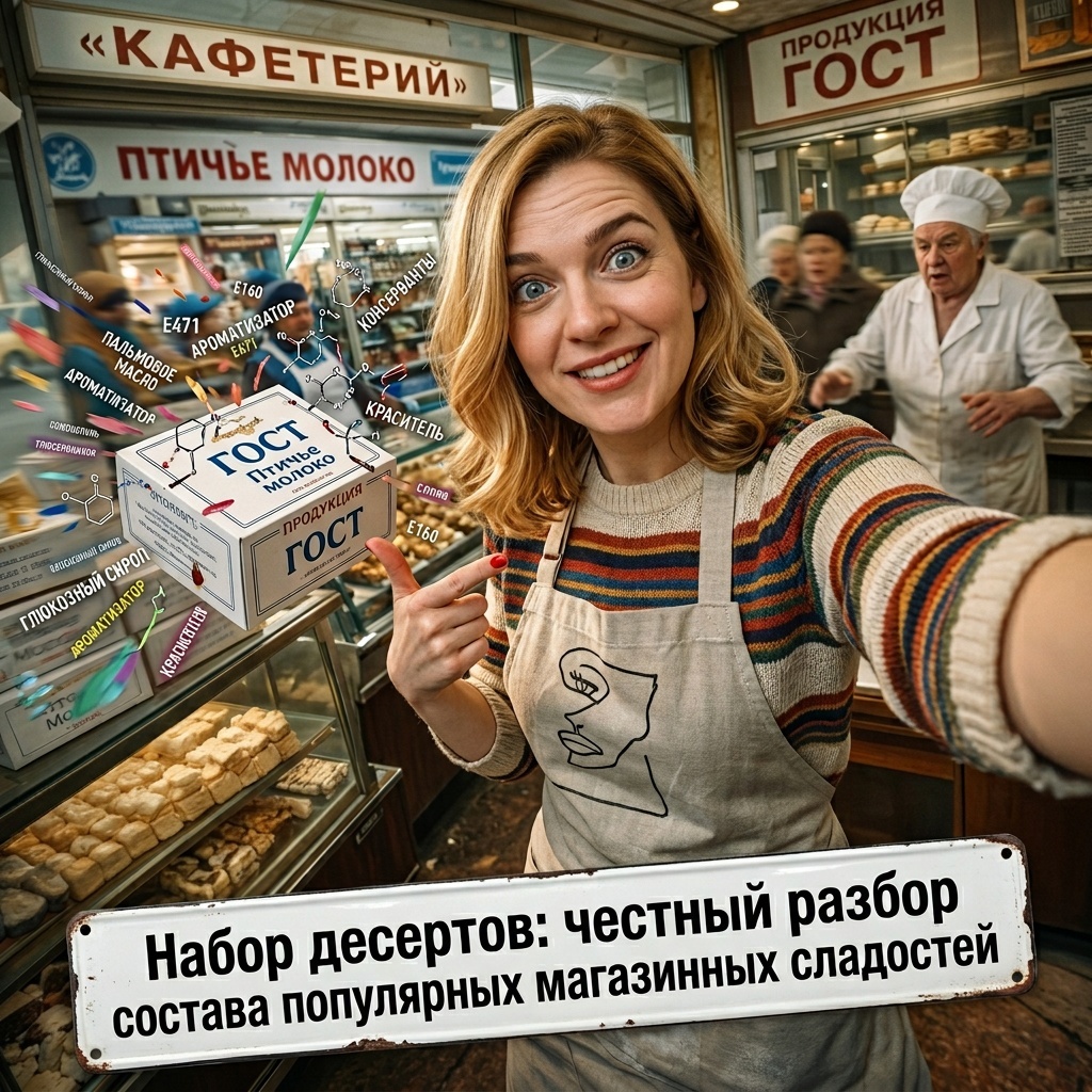    Честный разбор состава популярных магазинных десертов admin