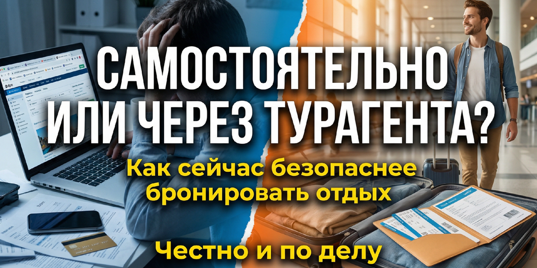 Самостоятельно или через турагента: как сейчас безопаснее бронировать отдых