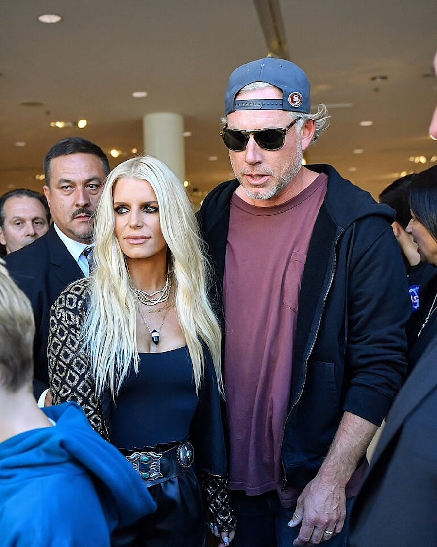 Джессика Симпсон с бывшим мужем