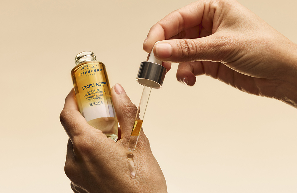     Восстанавливающее ночное масло Excellage NT от Institut Esthederm.    
 Фото: пресс-служба