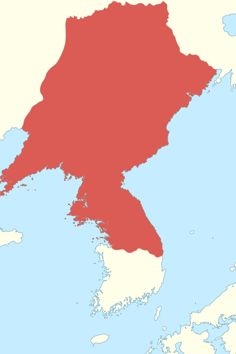 Когурё в 476 н. э. 
