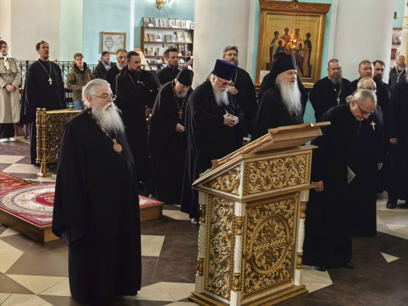    Батюшки покаялись в грехах на общей исповеди в соборе ПетрозаводскаПравославие в Карелии / ВК